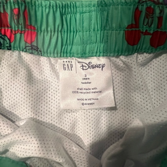 GAP Kids Swim Set - Green with Multicolored Mickey Mouse - Picture 6 of 6
